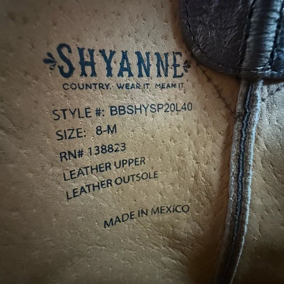 Shyanne Women’s Cowboy Boots size 8M - Picture 5 of 7